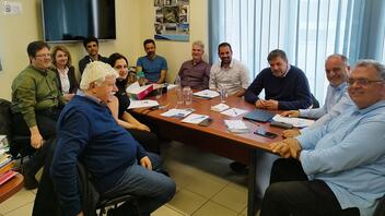Με τους μηχανικούς του ΟΑΚ συναντήθηκαν οι υποψήφιοι βουλευτές του ΣΥΡΙΖΑ Ρεθύμνου