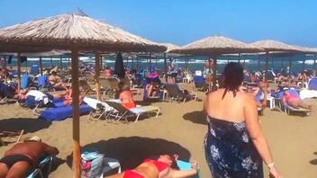 Στα ύψη το θερμόμετρο: Οι παραλίες της Κρήτης θυμίζουν καλοκαίρι! Δείτε βίντεο