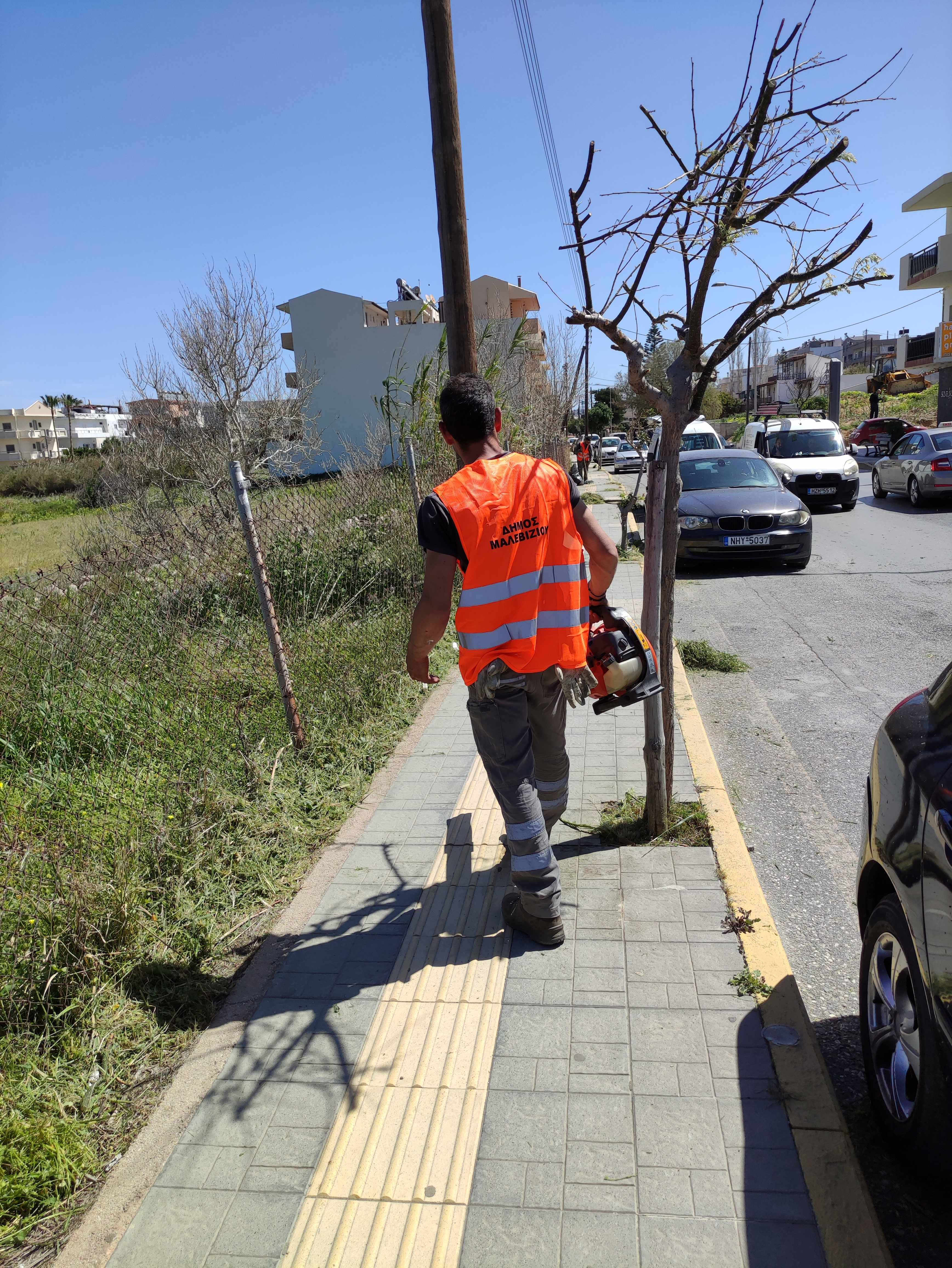 αμμουδάρα Καλλωπισμός Συντήρηση ηράκλειο Δήμος Μαλεβιζίου