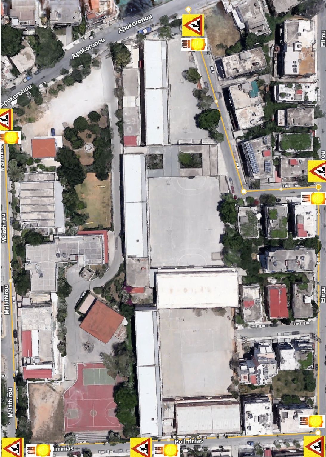 Ανακατασκευάζει τα πεζοδρόμια στον Κουμπέ και στην Αμπεριά ο Δήμος Χανίων