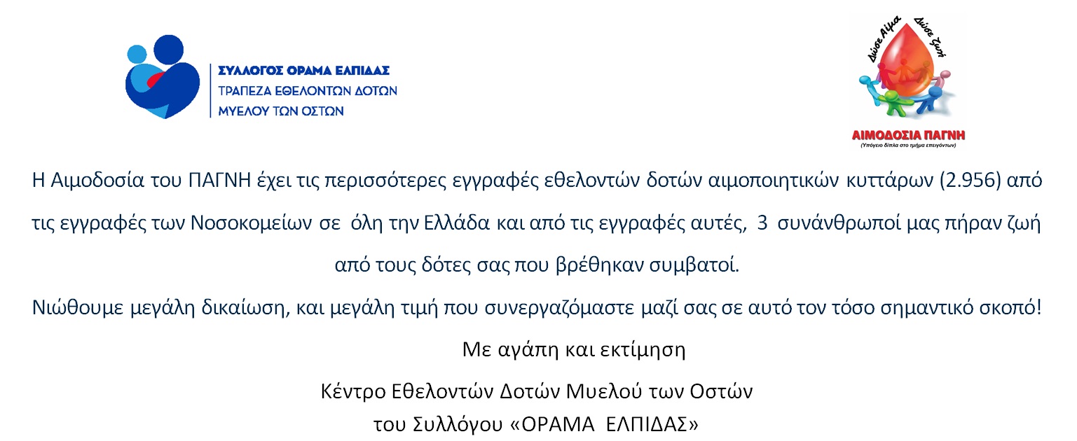 όραμα ελπίδας