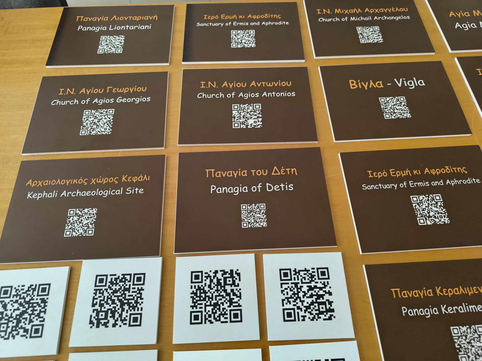 qr code πινακίδες βιάννος Ηράκλειο