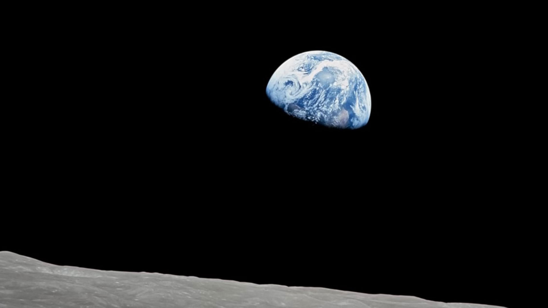 Η διάσημη φωτογραφία «Earthrise» (NASA)