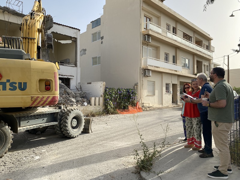 Στη διάνοιξη της οδού Αγίου Στεφάνου ο Δήμαρχος Ηρακλείου - Βίντεο