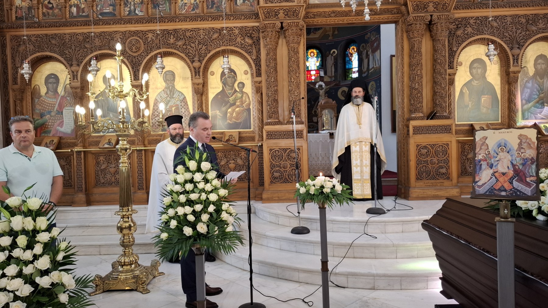 Λογοθέτης Κηδεία Παπαστεφανάκη Ηράκλειο