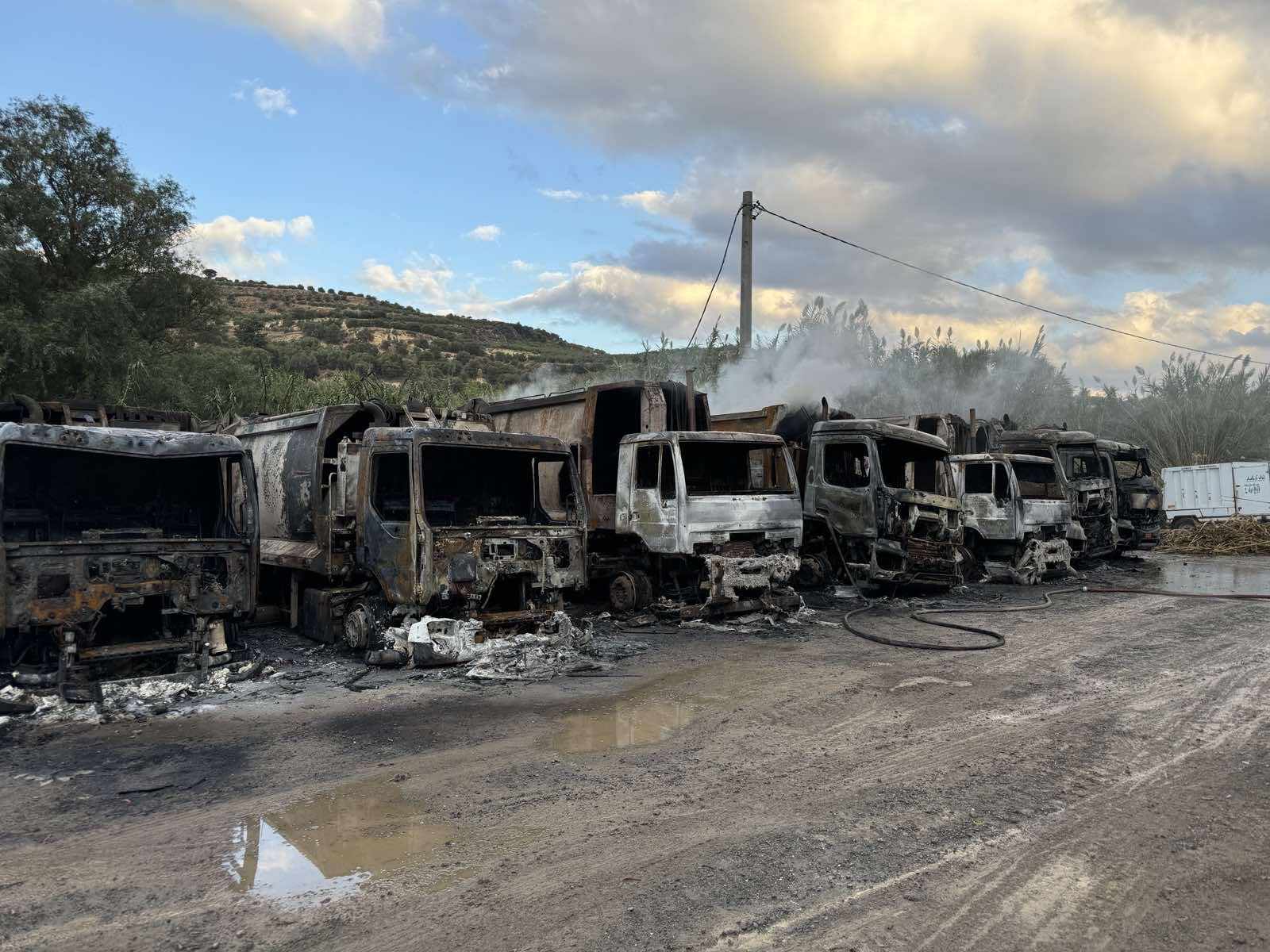 φωτιά αμαξοστάσιο δήμου Μαλεβιζίου