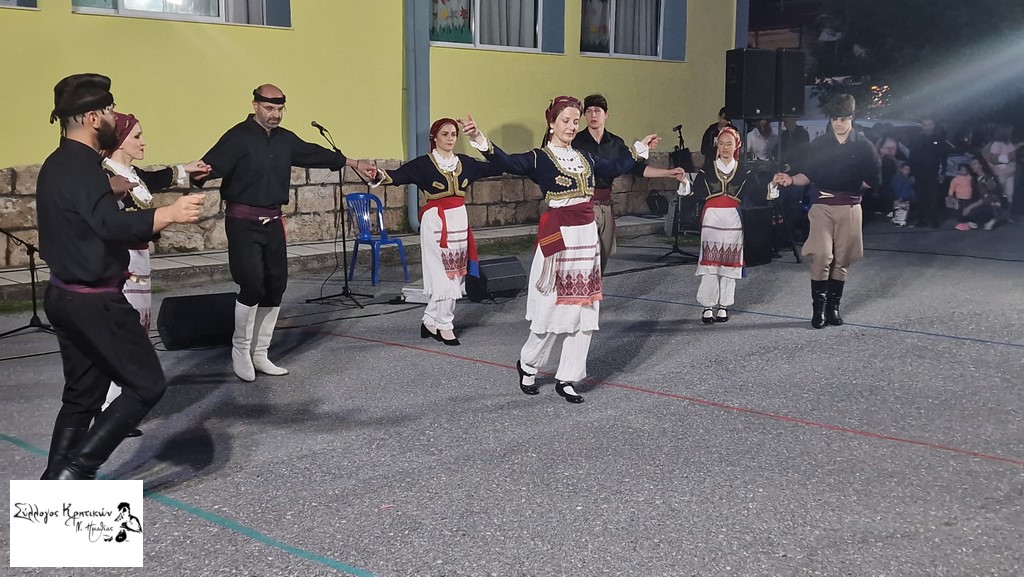"Μάγεψαν" τα χορευτικά συγκροτήματα του Συλλόγου Κρητικών Νομού Ημαθίας