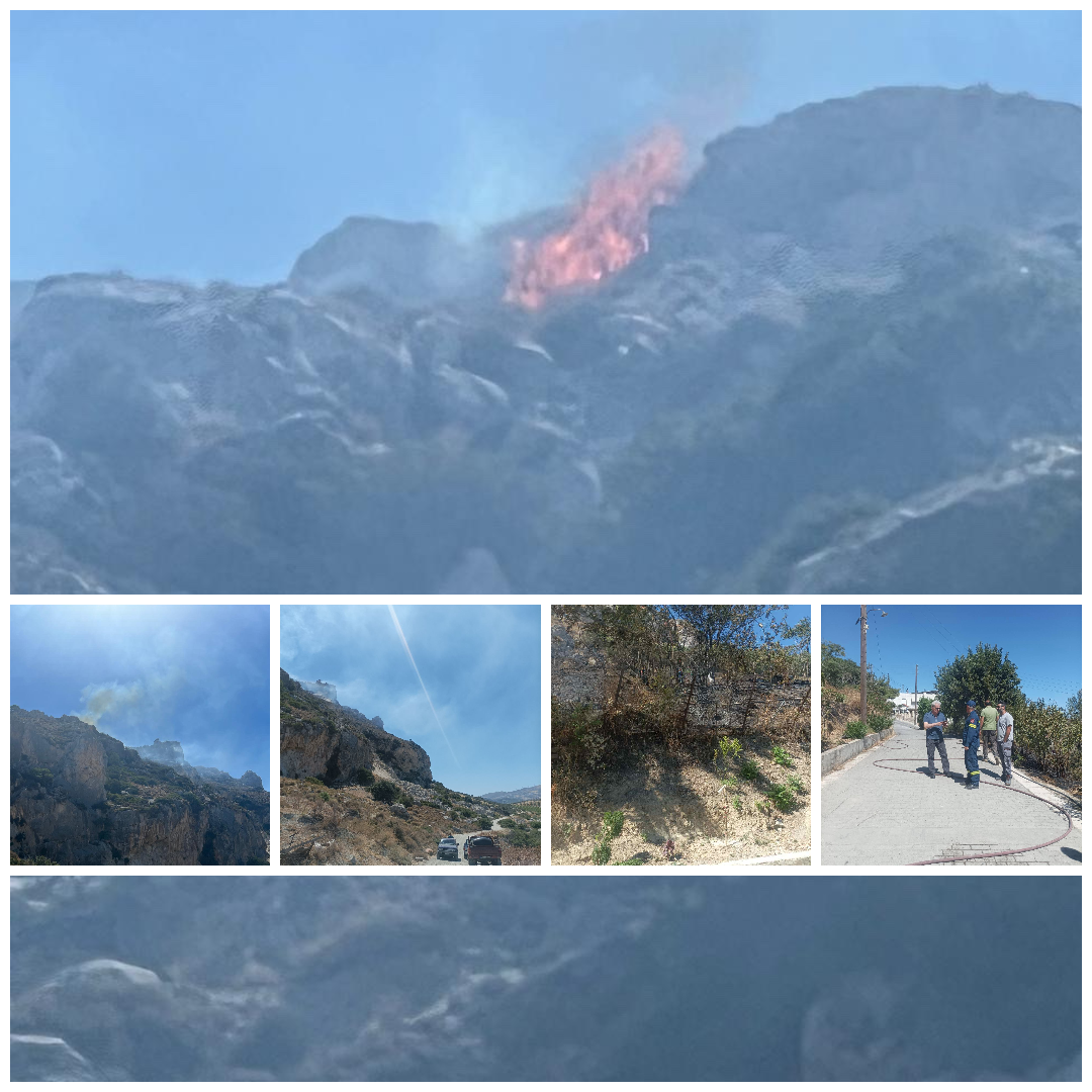 Φωτιά προφήτης ηλίας Ηράκλειο Καλοκαιρινός Πυρκαγιά Πυροσβεστική