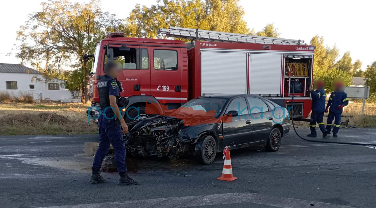 Σμπαράλια τα αυτοκίνητα μετά την σφοδρή σύγκρουση - Νέο τροχαίο στην Κρήτη