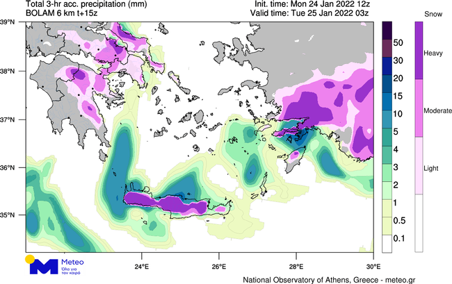 Χάρτης meteo