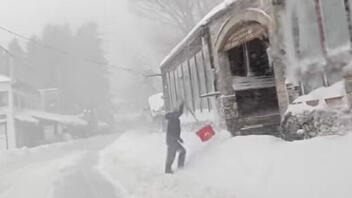 Βίντεο από το χιονισμένο Πήλιο- Περιπολίες της Λέσχης Ειδικών Δυνάμεων Μαγνησίας