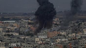 Πλήγματα του Ισραήλ στη Λωρίδα της Γάζας μετά την εκτόξευση ρουκέτας από Παλαιστίνιους