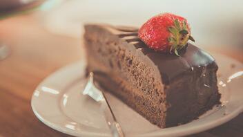 Κέικ σοκολάτας με γεύση και άρωμα εσπρέσο