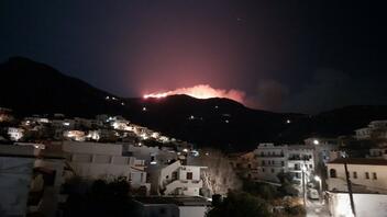 Πυρκαγιά σε χορτολιβαδική έκταση στους Φούρνους Ικαρίας