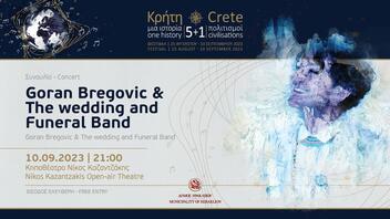  Goran Bregovic & The wedding and Funeral Band: Στο Ηράκλειο για μια μοναδική συναυλία