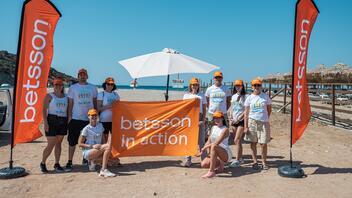 Εθελοντική Δράση Καθαρισμού της Παραλίας Αγίου Νικολάου στην Ανάβυσσο από την Betsson 