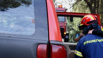 "Συναγερμός" για φωτιά στον δρόμο Ηρακλείου - Μοιρών 