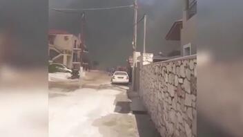 Καίγονται σπίτια από τη φωτιά στο Κρανίδι - Μήνυμα για εκκένωση προς Πόρτο Χέλι και Ερμιόνη