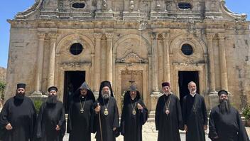 Στην Ι.Μ. Αρκαδίου ο Πατριάρχης Αρμενίων Κωνσταντινουπόλεως - Φωτογραφίες