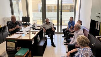 Συνάντηση Καλοκαιρινού - Λέκκα για την πολιτική προστασία στον Δήμο Ηρακλείου