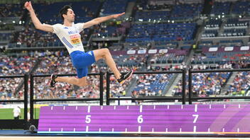 "Χρυσός" ο Τέντογλου με άλμα 8,65 μ. - Για 3η φορά πρωταθλητής Ευρώπης
