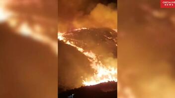Χιλιάδες στρέμματα έγιναν στάχτη από τις καταστροφικές φωτιές σε Γεράκι και Γόρτυνα