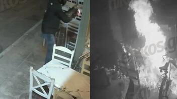 Βίντεο από την δράση της συμμορίας που μετείχαν οπαδοί - Έβαζαν φωτιά και έσπαγαν καταστήματα