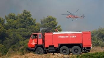 Οριοθετήθηκε η πυρκαγιά στην Εύβοια - Δύο πυροσβέστες τραυματίστηκαν