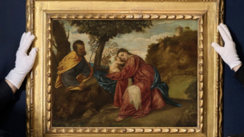 Πίνακας του Τιτσιάνο που είχε κλαπεί βρέθηκε σε πλαστική σακούλα