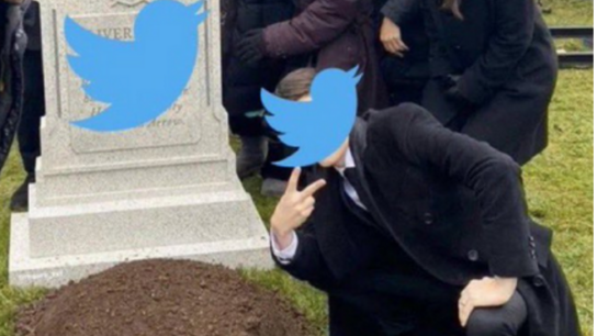 Η... κηδεία του Twitter: Ο Έλον Μασκ απαντά στο χάος με «ταφόπλακα» -Πιθανή η χρεοκοπία, ακόμα και κατάρρευση
