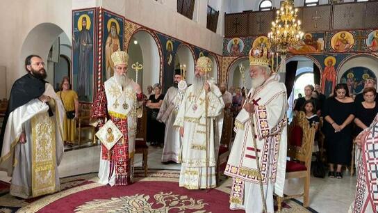 Στο Μητροπολιτικό Ναό Αρκαλοχωρίου ο Αρχιεπίσκοπος Ιασίου, Μητροπολίτης Μολδαβίας και Μπουκοβίνας