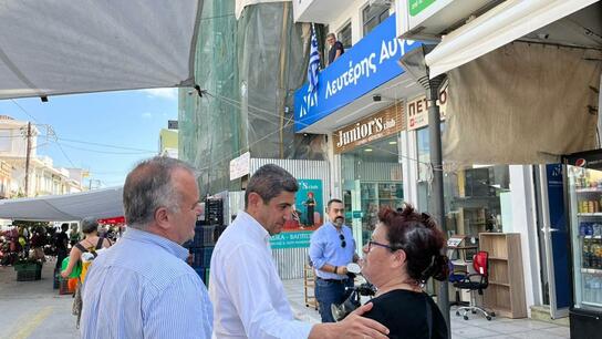 Η βόλτα και το νέο γραφείο Αυγενάκη στις Μοίρες