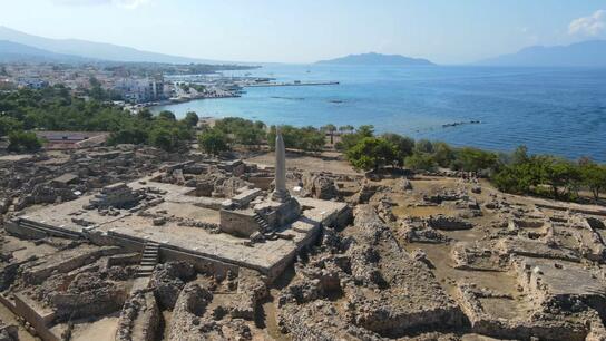 Αίγινα: Ο αρχαιολογικός χώρος της Κολώνας - Δείτε βίντεο