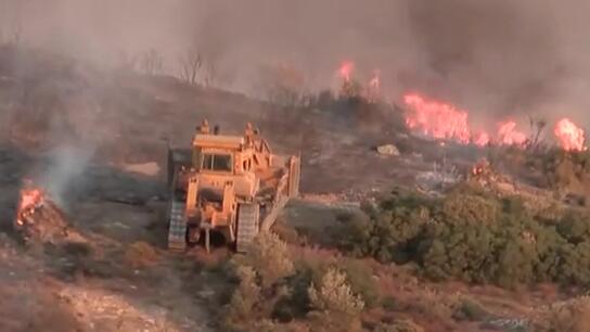 Πυροσβεστική: 26 εναέρια μέσα και πάνω από 180 πυροσβέστες επιχειρούν στην πυρκαγιά στην Εύβοια