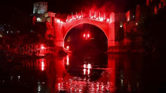 Εορτασμοί για την 20ή επέτειο της εμβληματικής Παλιάς Γέφυρας του Μόσταρ