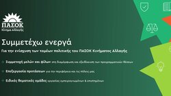 ΠΑΣΟΚ, Πρόσκληση, Τομείς