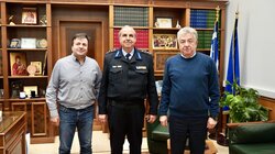 Στον Περιφερειάρχη Κρήτης ο νέος Συντονιστής Επιχειρήσεων Βορείου - Νοτίου Αιγαίου και Κρήτης