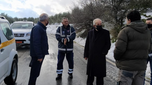 Σε ετοιμότητα η Πολιτική Προστασία του Δ. Ηρακλείου - Στις Ασίτες ο Βασίλης Λαμπρινός