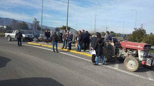 Κινητοποίηση αγροτών στον κόμβο Πραιτωρίων