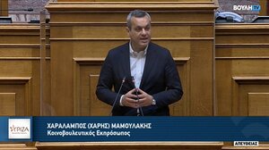 Και Προαστιακός Ηρακλείου στην ομιλία Μαμουλάκη στη Βουλή