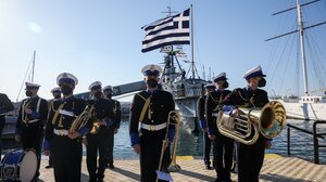 Στο Θωρηκτό Αβέρωφ έπεσαν οι υπογραφές για την προμήθεια των τριών φρεγατών Belharra