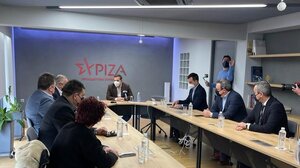 Με το προεδρείο της Ένωσης Αρτοποιών συναντήθηκε ο Αλ. Τσίπρας