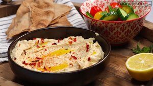 Κρεμώδες χούμους, ένα εύκολο και υγιεινό ντιπ