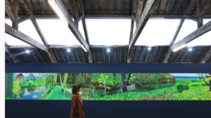 Το μεγαλύτερο έργο του David Hockney, μια τοιχογραφία 96 μέτρων