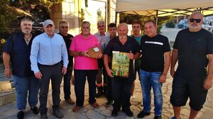 Στον εορτασμό του Συλλόγου Εμπόρων Κεντρικής Αγοράς και του Σωματείου Καθαριότητας και Εργατοτεχνιτών ο Σ.Βαρδάκης