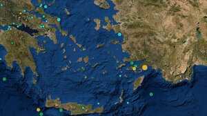 Σεισμός 4,2 Ρίχτερ βόρεια της Ρόδου