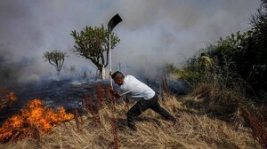 Κλιμάκιο του ΚΚΕ σε πυρόπληκτα χωριά του Δήμου Φαιστού