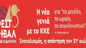 Φεστιβάλ της ΚΝΕ: Eκδήλωση στο λιμανάκι Καλυβών