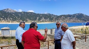 Αυτοψία Παπαδογιάννη - Καλογερή, στην λιμνοδεξαμενή του Ομαλού 