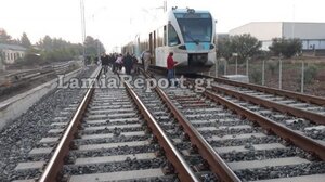 Εκτροχιασμός τρένου στην Τιθορέα
